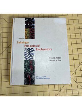 Lehninger Principles Of Biochemistry 3rd Edition Hardcover By Nelson & Cox